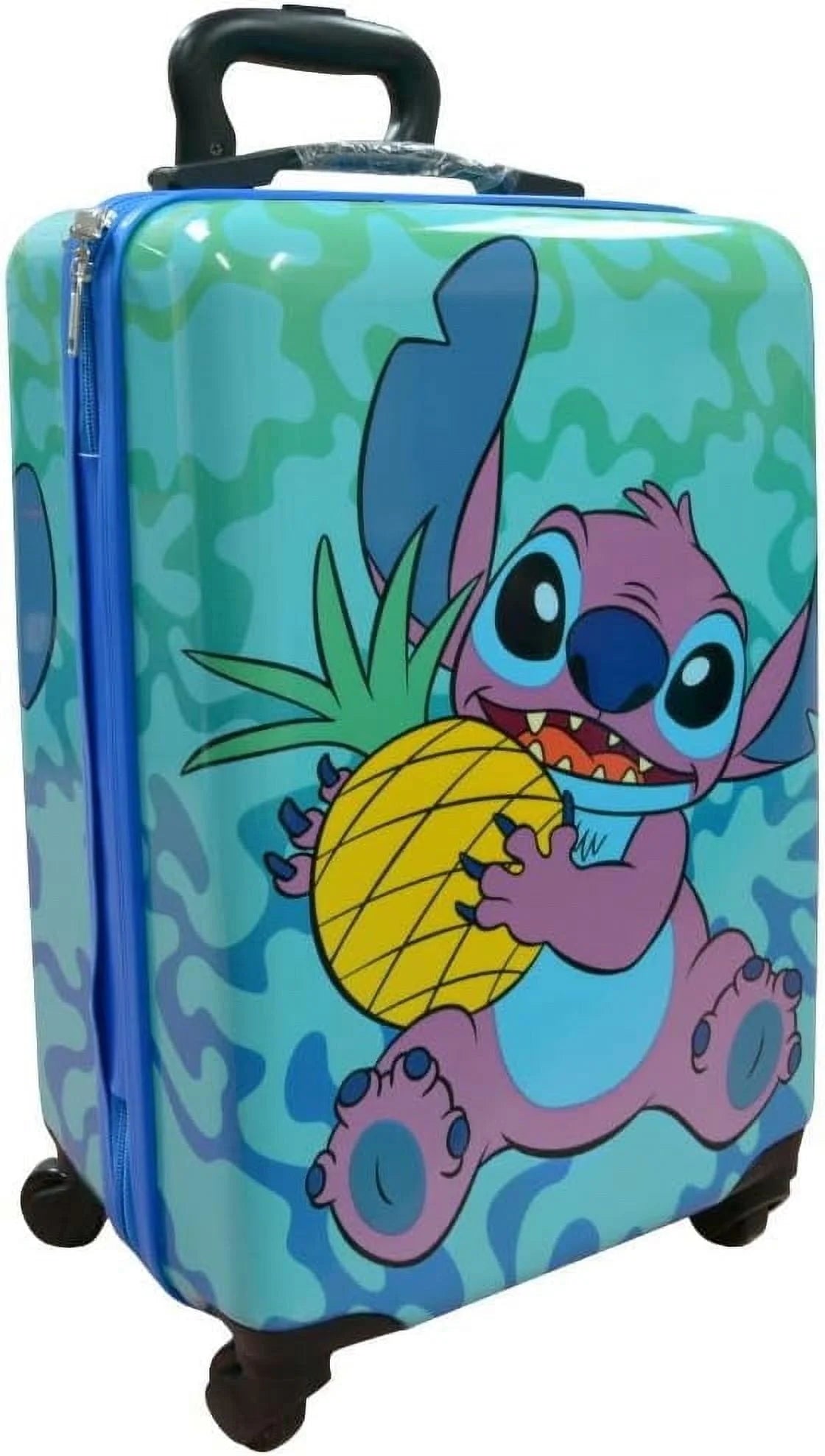 Lilo and Stitch Luggage, 20 Inches Hard-Sided Tween Spinner Suitcase for Toddlers, Kids Carry-On Travel Trolley, Kids Carry-On Luggage with Wheels
