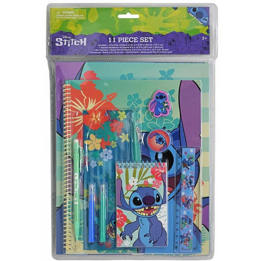 Stitch Stationery, with Pencil Pouch, Ruler, Eraser, 11 Count